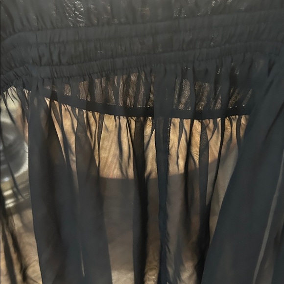 Victoria's Secret Black Sheer Camisole with Leopard Trim - Picture 8 of 10